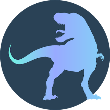 ティラノサウルスのアイコン